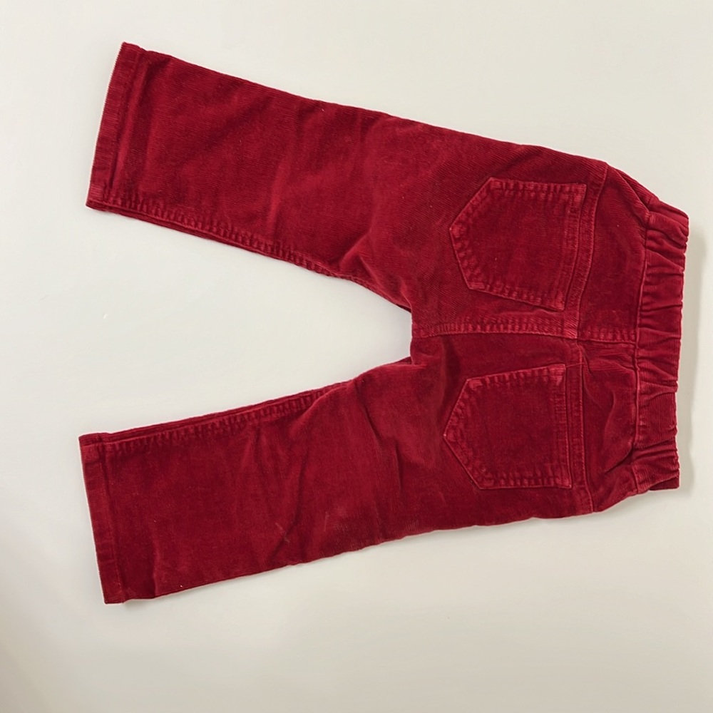 Cloth Diaper Baby corduroy pants by Project Pomona, 9-18 Month, Deep Red